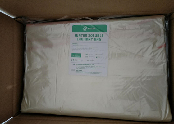 Υδατοδιαλυτές σακούλες πλυντηρίου σε θερμοκρασία 60 βαθμών, 66cm x 84cm, 20 μm, 200 κομμάτια ανά κουτί