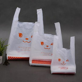 Cornstarch βιοδιασπάσιμες πλαστικές τσάντες Eco αγορών - φιλική έγκριση EN13432/MSDS